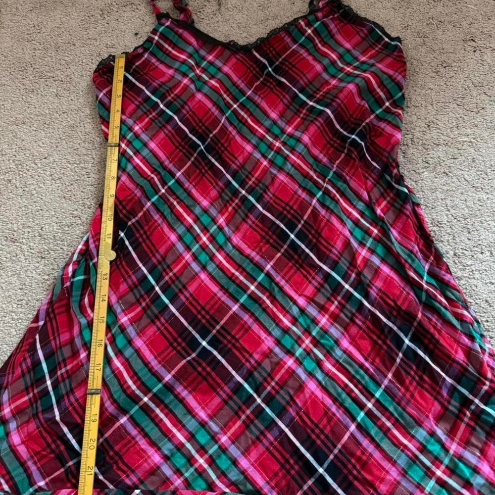 Victoria's‎ Secret red and green plaid nightgown/loungewear dress - Picture 6 of 6